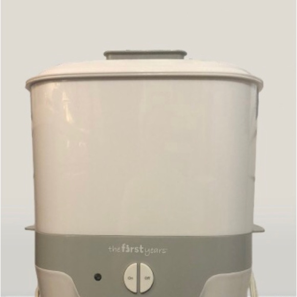 The First Years White and Gray Baby Bottle Sterilizer